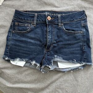 American Eagle Outfitters Dark Blue Jean Shorts